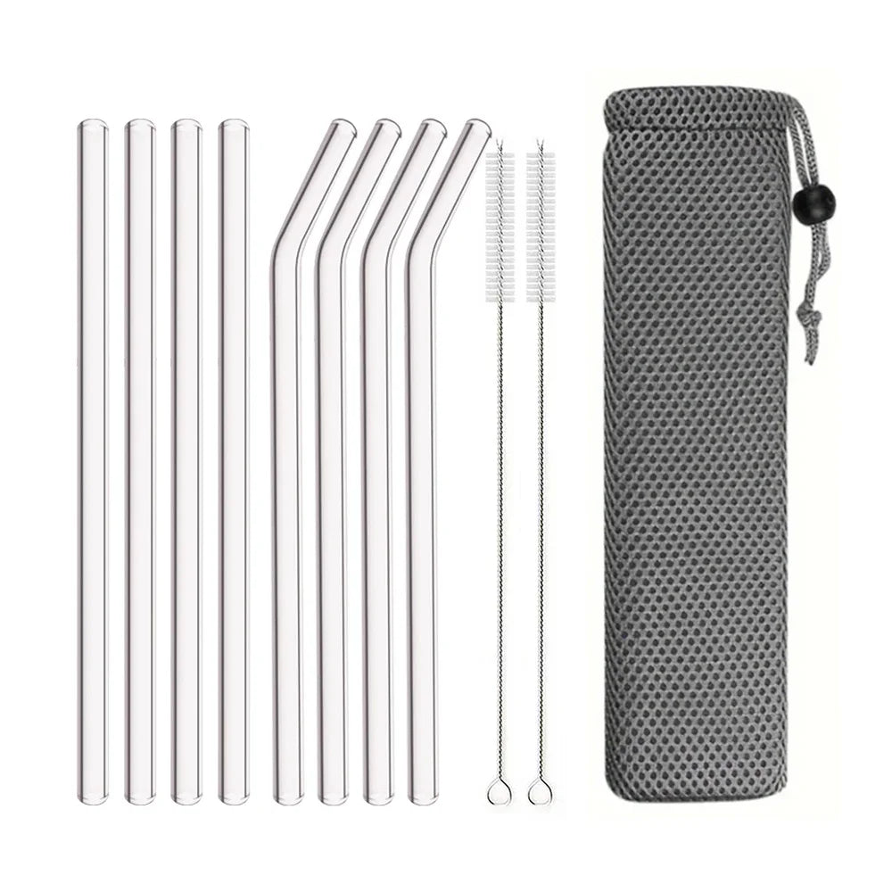 Straws - 8mm High Borosilicate Glass