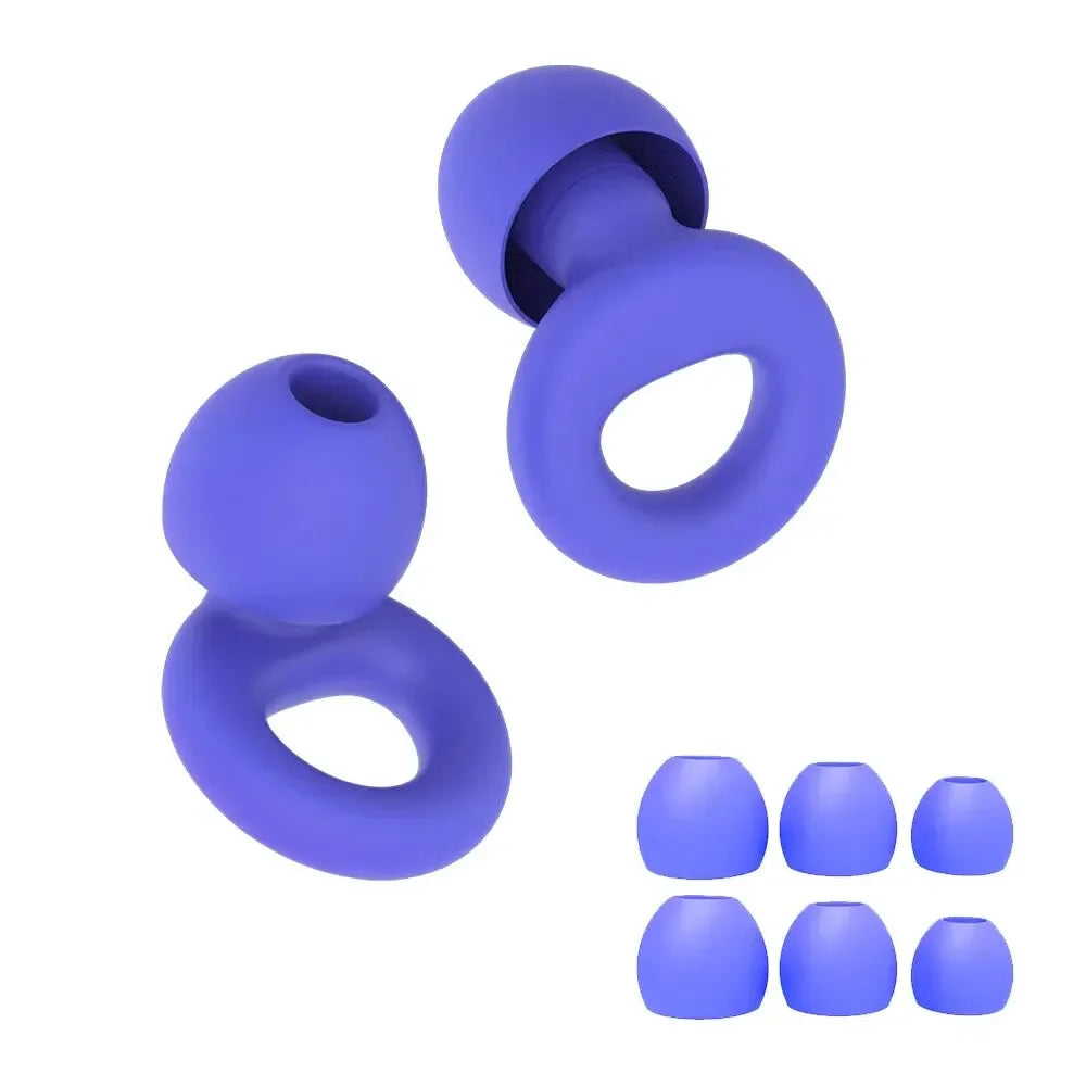High-Fidelity Silicone Noise-Canceling Ear Plugs