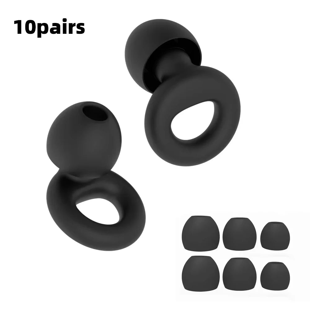 High-Fidelity Silicone Noise-Canceling Ear Plugs
