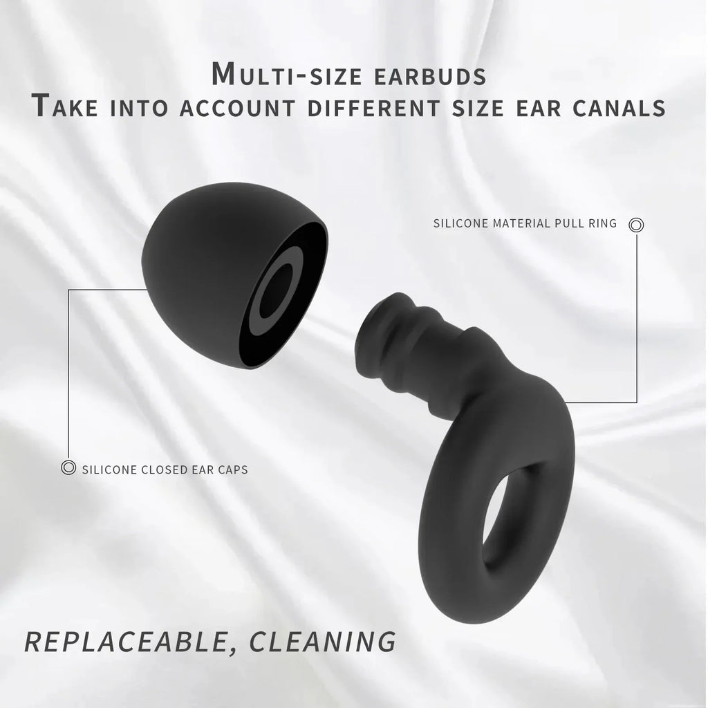High-Fidelity Silicone Noise-Canceling Ear Plugs