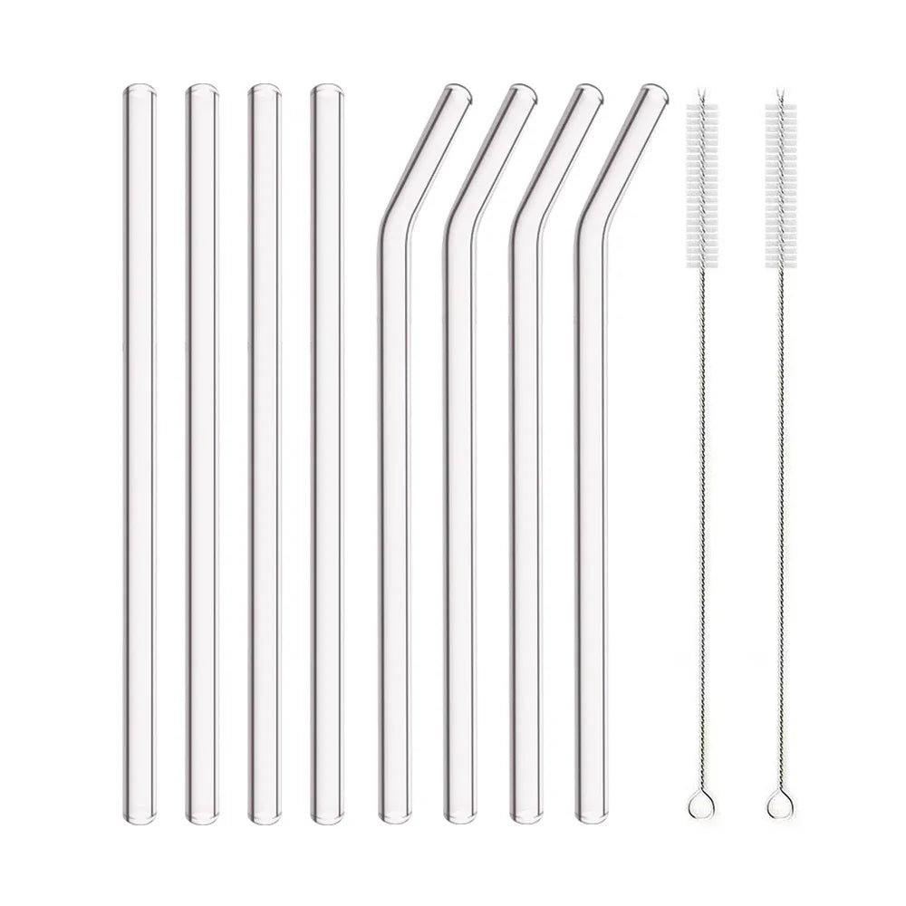 Straws - 8mm High Borosilicate Glass