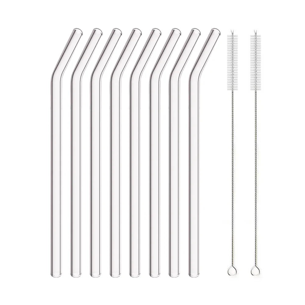 Straws - 8mm High Borosilicate Glass