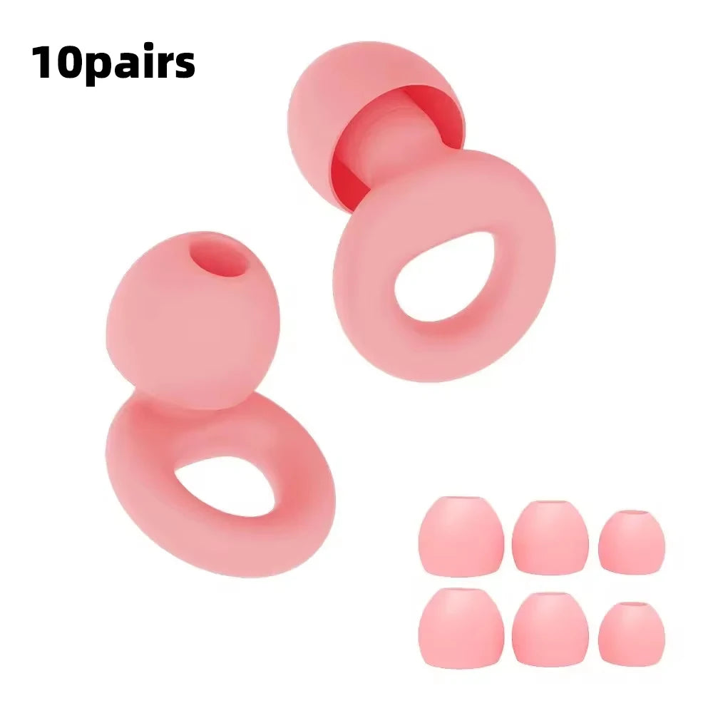 High-Fidelity Silicone Noise-Canceling Ear Plugs