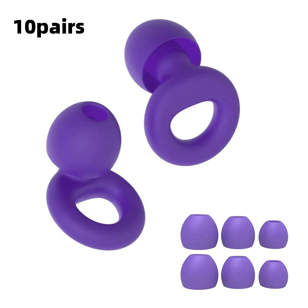 High-Fidelity Silicone Noise-Canceling Ear Plugs