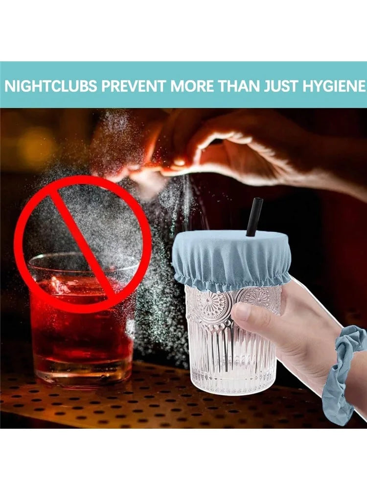 Safe Sip Covers - reusable scrunchie drink cover