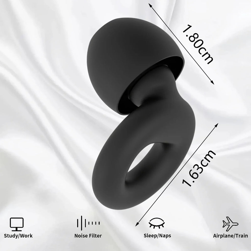 High-Fidelity Silicone Noise-Canceling Ear Plugs