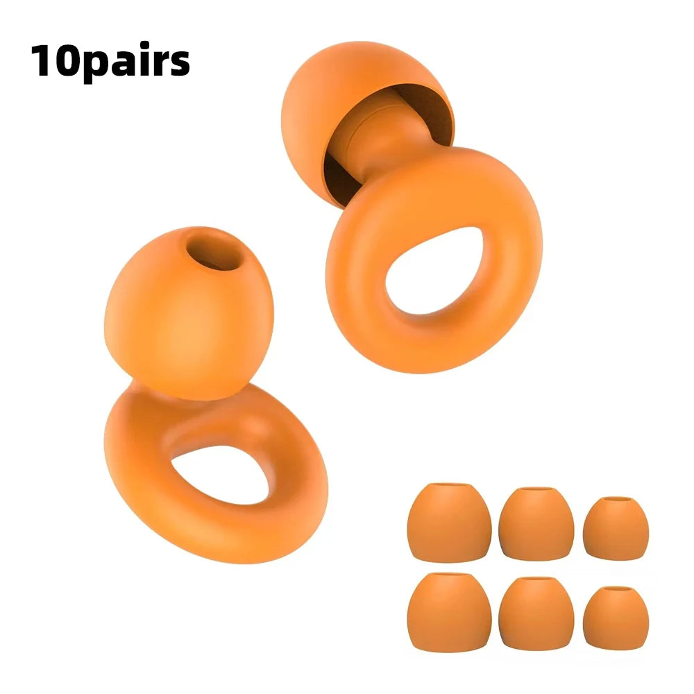 High-Fidelity Silicone Noise-Canceling Ear Plugs